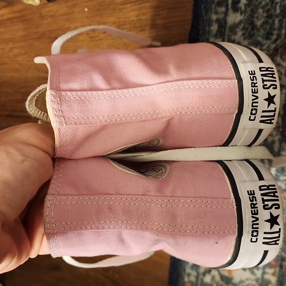 Converse Pink High Tops - Picture 3 of 6